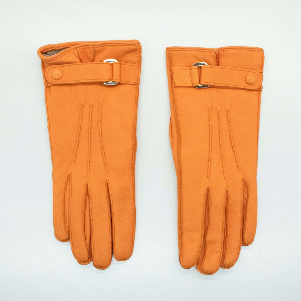 BELTED DEERSKIN GLOVES PORTOLANO LADIES