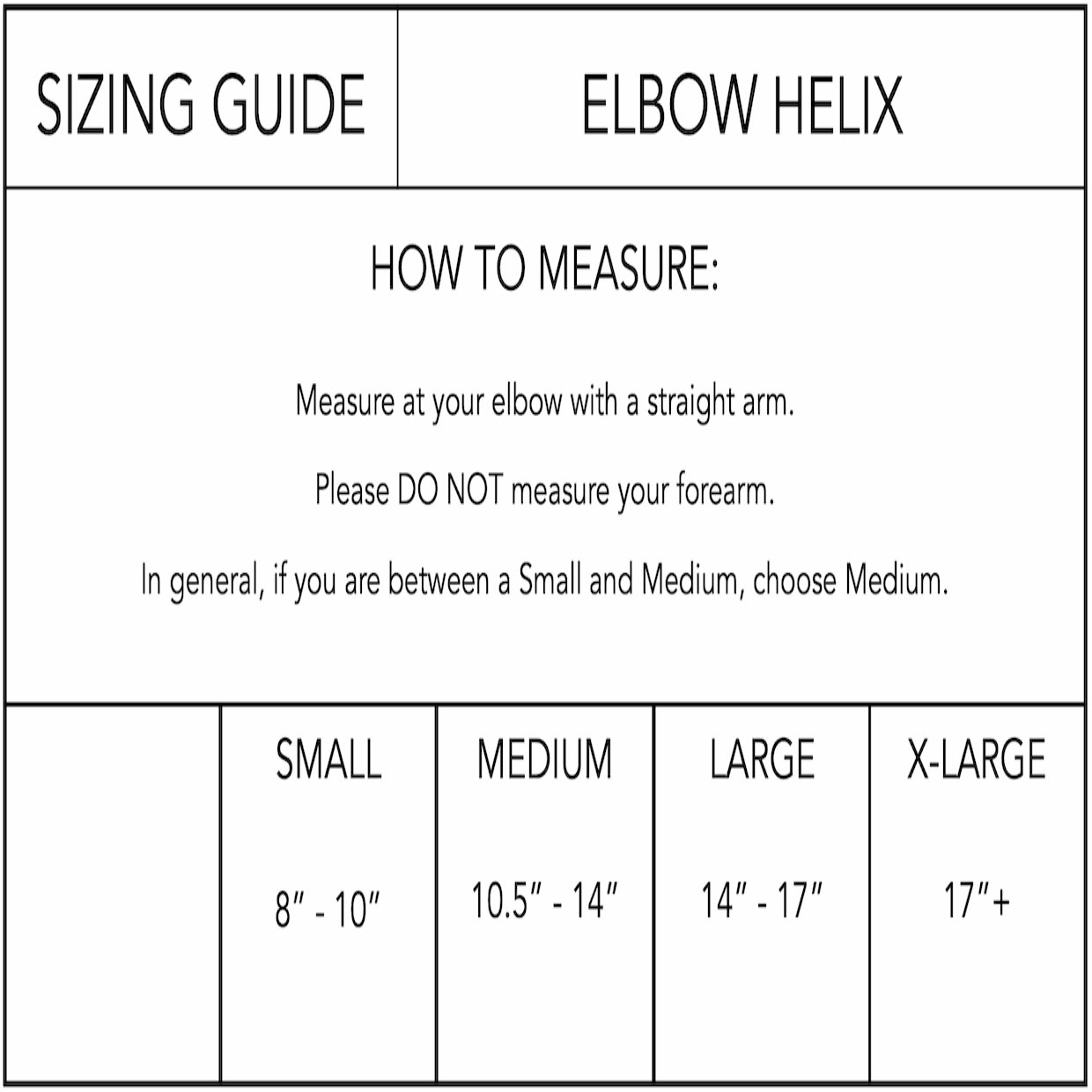 Elbow Compression Sleeve Body helix