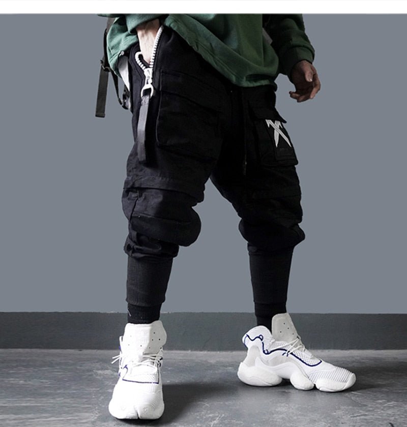 Detachable Multi-Pocket Cargo Hip Hop Streetwear Joggers Pants Vimost Shop