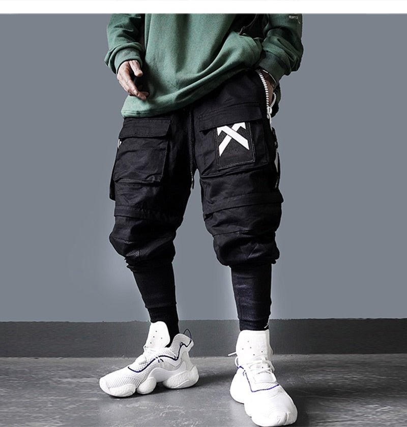 Detachable Multi-Pocket Cargo Hip Hop Streetwear Joggers Pants Vimost Shop