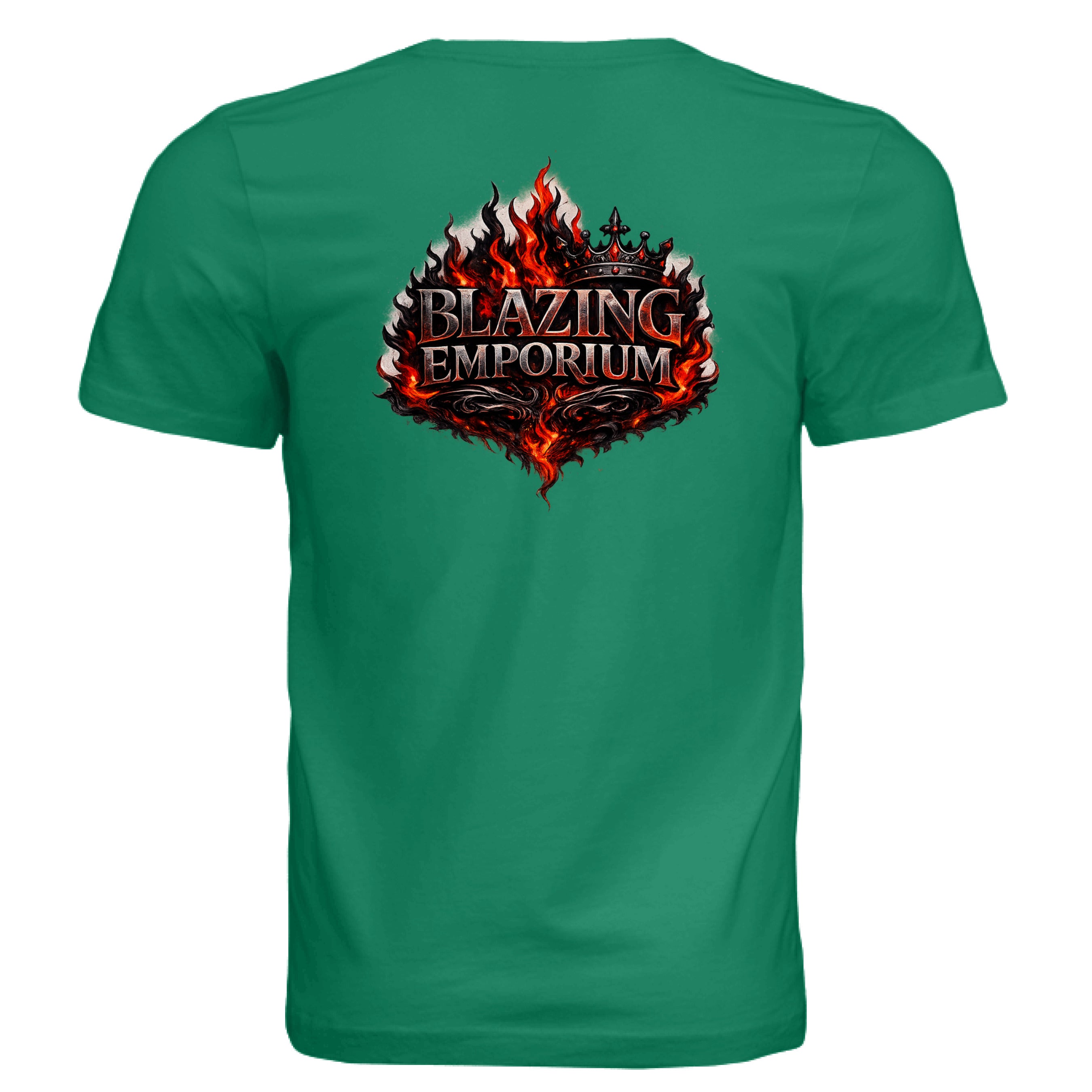 Solid Kelly Triblend - BACK