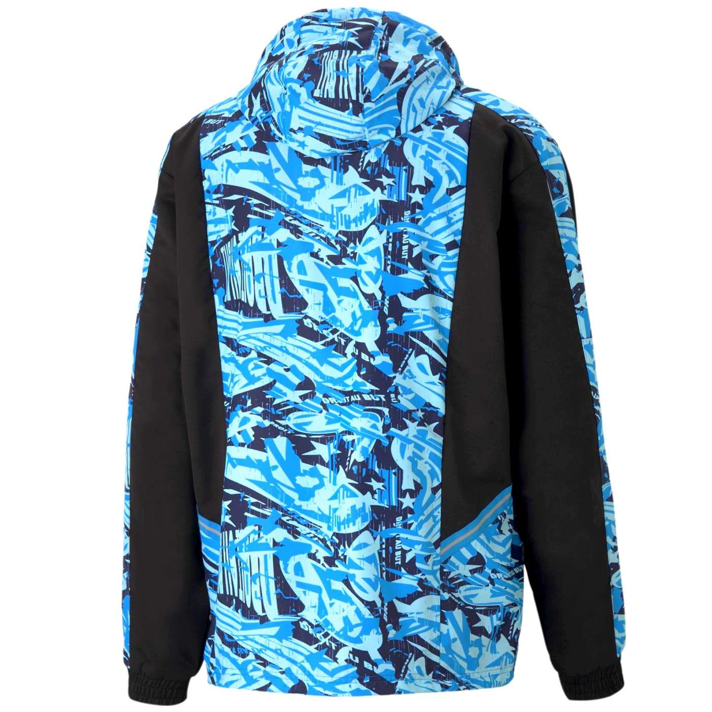 Olympique Marseille streetwear woven presentation jacket 2022 - Puma Soccer Tracksuits