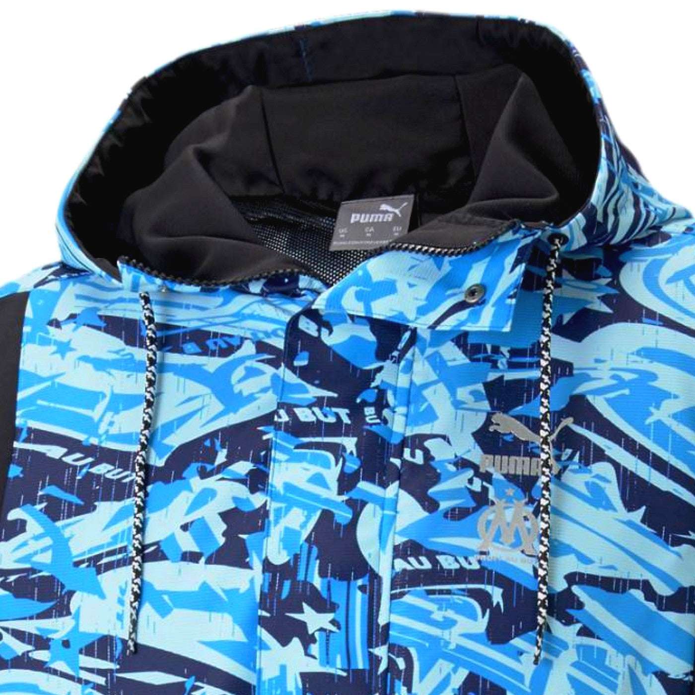 Olympique Marseille streetwear woven presentation jacket 2022 - Puma Soccer Tracksuits