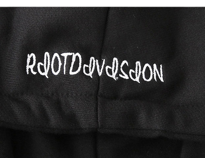 Hip Hop Darkwear Mask Print Loose Hoodies Men Streetwear Techwear Pullover Hoodie Sweatshirt Tops Streetwear Vimost Shop